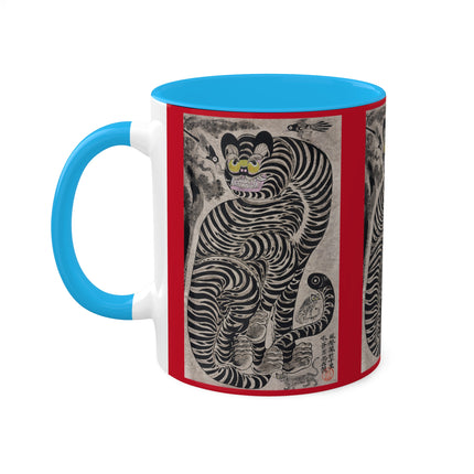 Talismanic Tiger Colorful Mugs, 11oz