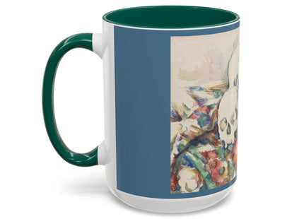 The Three Skulls by Paul Cézanne Colorful Mugs (11oz, 15oz)