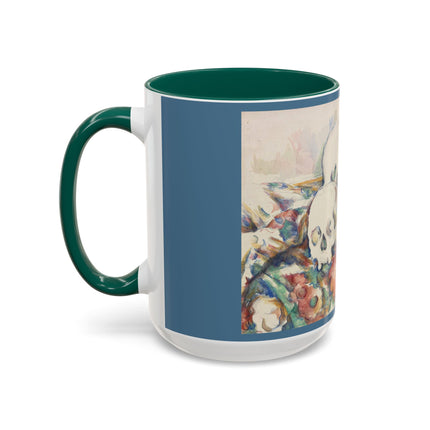 The Three Skulls by Paul Cézanne Colorful Mugs (11oz, 15oz)