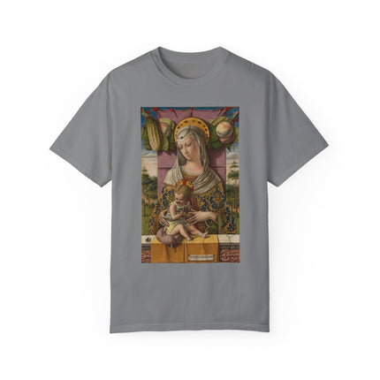 Madonna and Child by Carlo Crivelli Unisex Garment-Dyed T-shirt