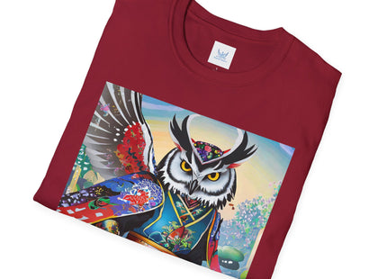 Cyberpunk Samurai Owl Softstyle T-Shirt