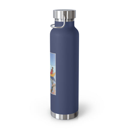 Le long du Missouri (Indian couple on the Missouri River) by George Barbier Copper Vacuum Insulated Bottle, 22oz