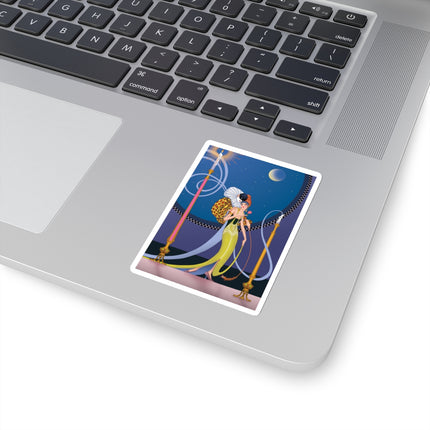 Moonlit Serenade Kiss-Cut Stickers (4 Sizes)