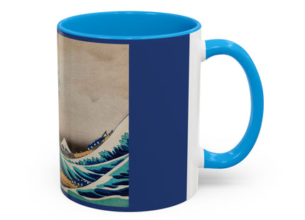 The Great Wave off Kanagawa by Katsushika Hokusai Colorful Mugs (11oz, 15oz)