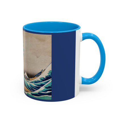 The Great Wave off Kanagawa by Katsushika Hokusai Colorful Mugs (11oz, 15oz)