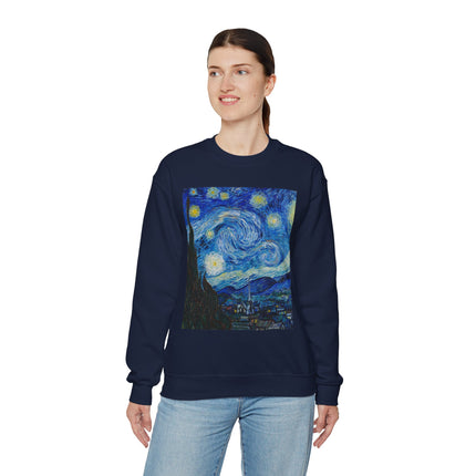The Starry Night by Vincent Van Gogh Heavy Blend™ Crewneck Sweatshirt