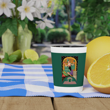 May & Emerald (from the Gem Series) by Sofia Chiostri Ceramic Shot Glass