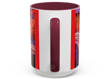Dramatic Sunset Sky Colorful Mugs (11oz, 15oz)