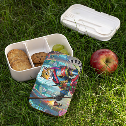 Cyberpunk Leopard Bento Lunch Box