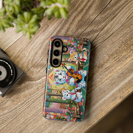 Melodies of the Snow Lion Cub Phone Cases