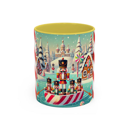 Nutcracker Candy-Striped Adventure Colorful Mugs (11oz, 15oz)