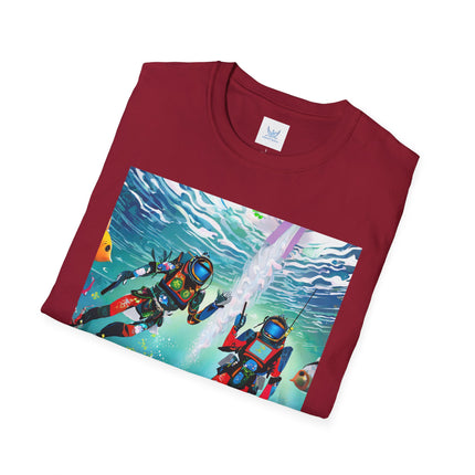 FBI Robot Dive Team Softstyle T-Shirt