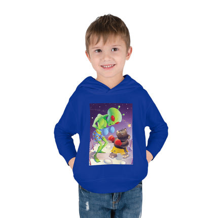 Cosmic Clash Toddler Pullover Fleece Hoodie