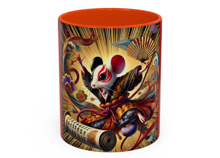 Theatrical Mouse on a Mission Colorful Mugs (11oz, 15oz)