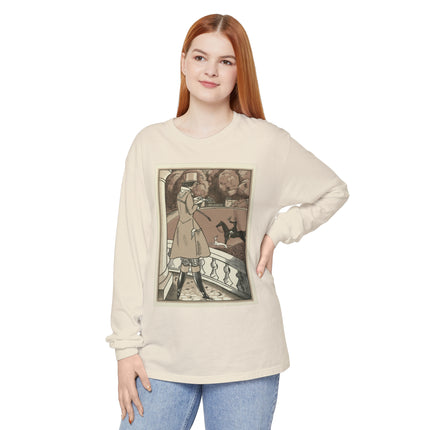 Amazone by Fernand Siméon Unisex Garment-dyed Long Sleeve T-Shirt