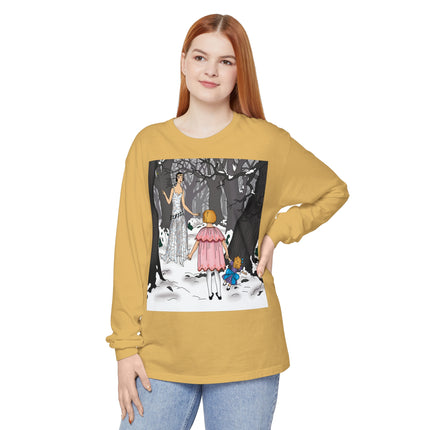 Fairy Tale Elegance Unisex Garment-dyed Long Sleeve T-Shirt