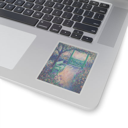 The Artist’s Garden (The Green Chair) by Theodore Earl Butler Kiss-Cut Stickers (4 Sizes)