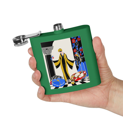 Art Deco Flapper Flask – Elegant Glamour & Timeless Style