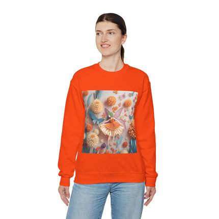 Dahlia Fairy Unisex Heavy Blend™ Crewneck Sweatshirt