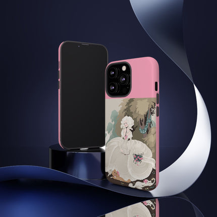 Rococo Garden Reader Phone Case – Whimsical Elegance & Timeless Charm