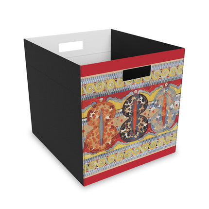 Reproduction of the Shield Frieze by Emile Gilliéron Felt Storage Box