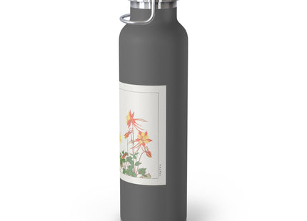Aquilegia Flower by Tanigami Kônan Copper Vacuum Insulated Bottle, 22oz