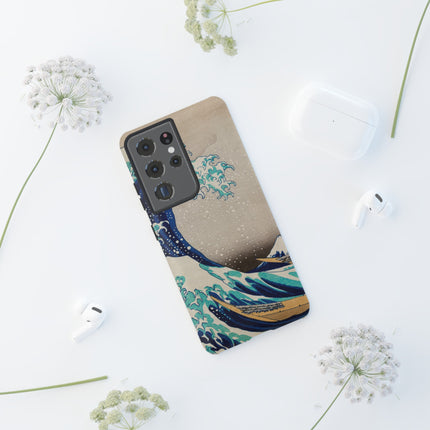 The Great Wave off Kanagawa by Katsushika Hokusai Phone Cases