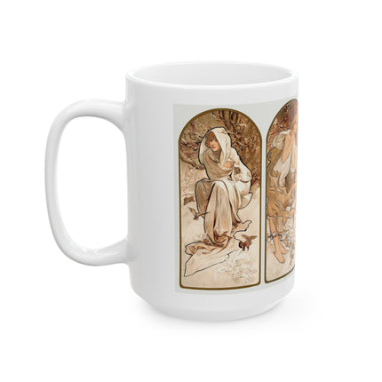 The Seasons by Alphonse Maria Mucha Ceramic Mug (11oz, 15oz)