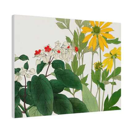 Clerodendrum and Rudbeckia by Tanigami Kônan – Japanese Botanical Harmony