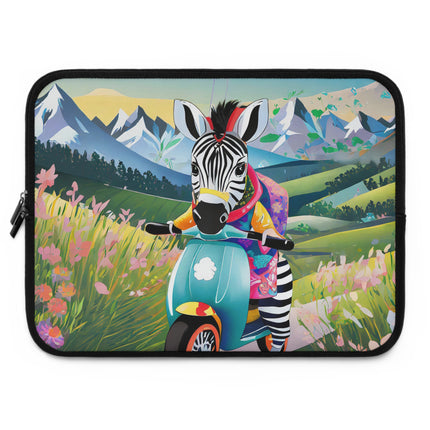 Stripes on Wheels Laptop Sleeve