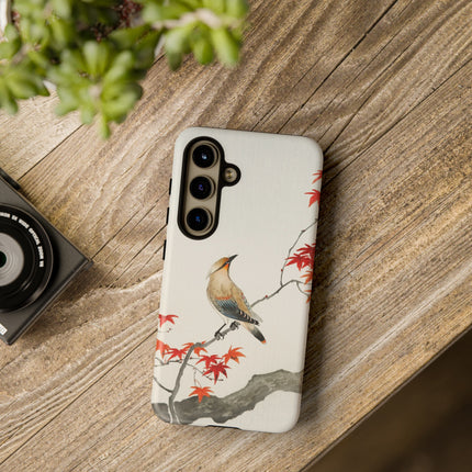 Japanese Bird on Maple by Ohara Koson Phone Cases