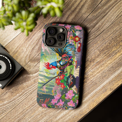 Cyberpunk Rooster Phone Cases