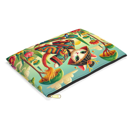 Dragon Dance on Wheels Accessory Pouch – Bold Adventure & Dynamic Grace