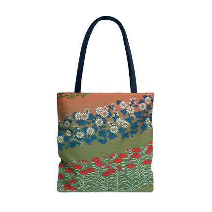 Japanese Flower Pattern II by G.A. Audsley Tote Bag (AOP)