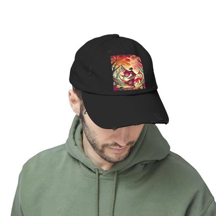 The Dragon Fairy’s Dance Unisex Distressed Cap