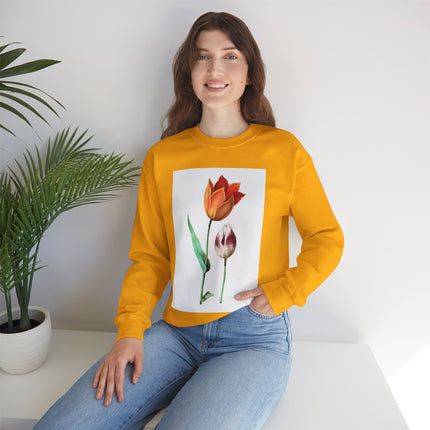 Tulip by Anselmus Boëtius de Boodt Heavy Blend™ Crewneck Sweatshirt