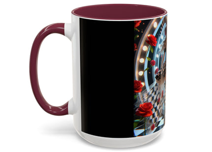 Halloween Witch Through the Mirror Colorful Mugs (11oz, 15oz)