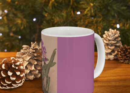 Watercolor of an Orchid by Alice Bailly Ceramic Mug 11oz