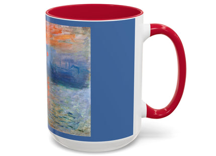 Sunrise by Claude Monet Colorful Mugs (11oz, 15oz)