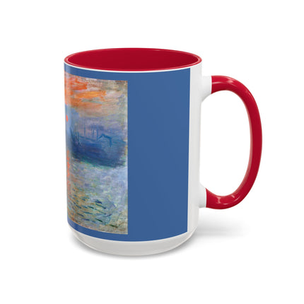 Sunrise by Claude Monet Colorful Mugs (11oz, 15oz)