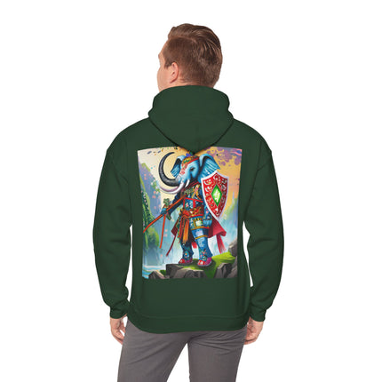 Cyberpunk Elephant – Heavy Blend™ Hooded Sweatshirt