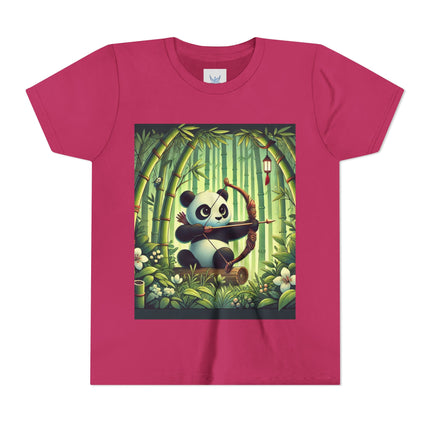 Bamboo Archer Panda Youth Short Sleeve Tee