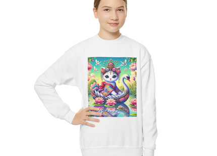 Geisha Kitten’s River Voyage Youth Crewneck Sweatshirt