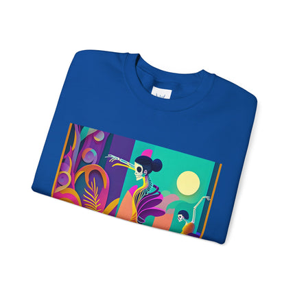 Dance of the Skeleton Ballerinas Unisex Heavy Blend™ Crewneck Sweatshirt