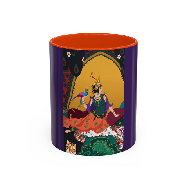 The Jewel Pavilion Colorful Mug (11oz, 15oz) – Royal Elegance, Peacock Beauty & Jewel-Toned Splendor