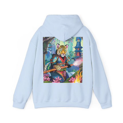 Cyberpunk Leopard – Heavy Blend™ Hooded Sweatshirt
