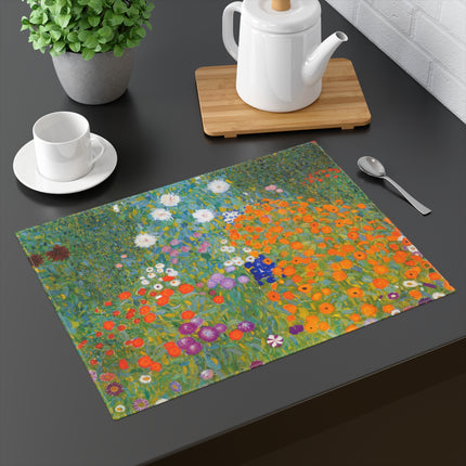 Cottage Garden by Gustav Klimt Placemat, 1pc