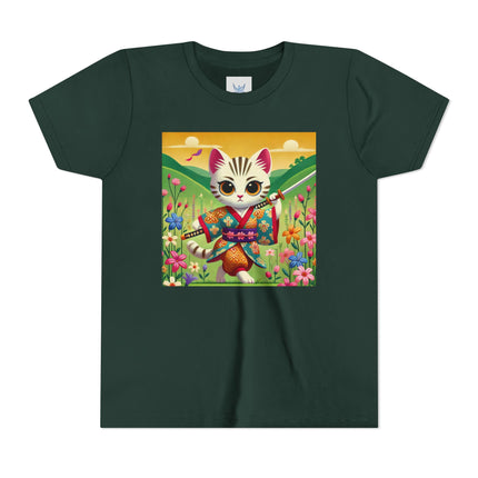 Samurai Kitten Youth Short Sleeve Tee