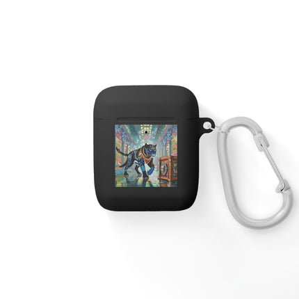 Cyber Panther's Hunt AirPods Case Cover