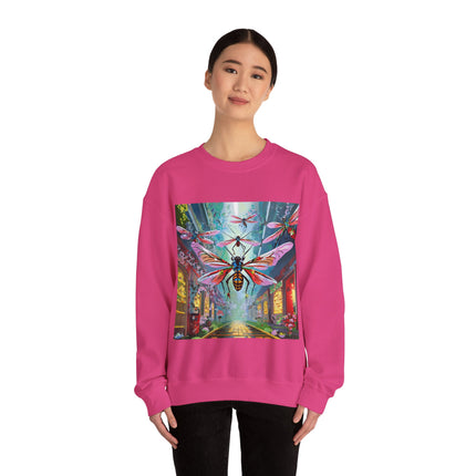Neon Swarm Unisex Heavy Blend™ Crewneck Sweatshirt